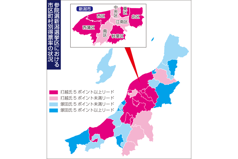 参院選新潟選挙区 戦いの跡 新潟日報デジタルプラス