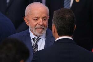昨年11月、G20首脳会議に参加するブラジルのルラ大統領=ブラジル・リオデジャネイロ(ゲッティ=共同)
