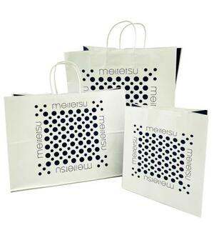 　本店閉店後も使用を続ける名鉄百貨店の紙袋（同百貨店提供）