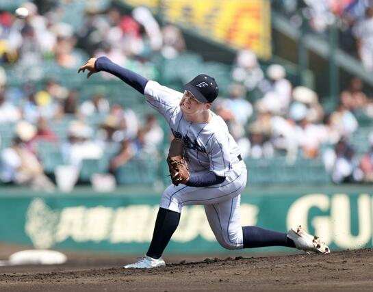 新潟産大付の先発・宮田塁翔