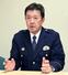 　取材に応じる宮城県警の早坂純一さん＝２月、仙台市