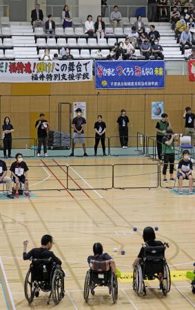 全国ボッチャ選抜甲子園決勝大会の様子=2024年8月、東京都墨田区