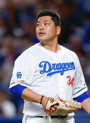 6月28日の広島戦に登板した中日・福=バンテリンドーム