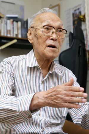 「子どもたちに戦争を経験させてはいけない」と話す西倉勝さん=神奈川県相模原市