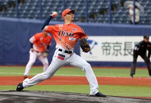 オイシックスの先発薮田和樹=エコスタ