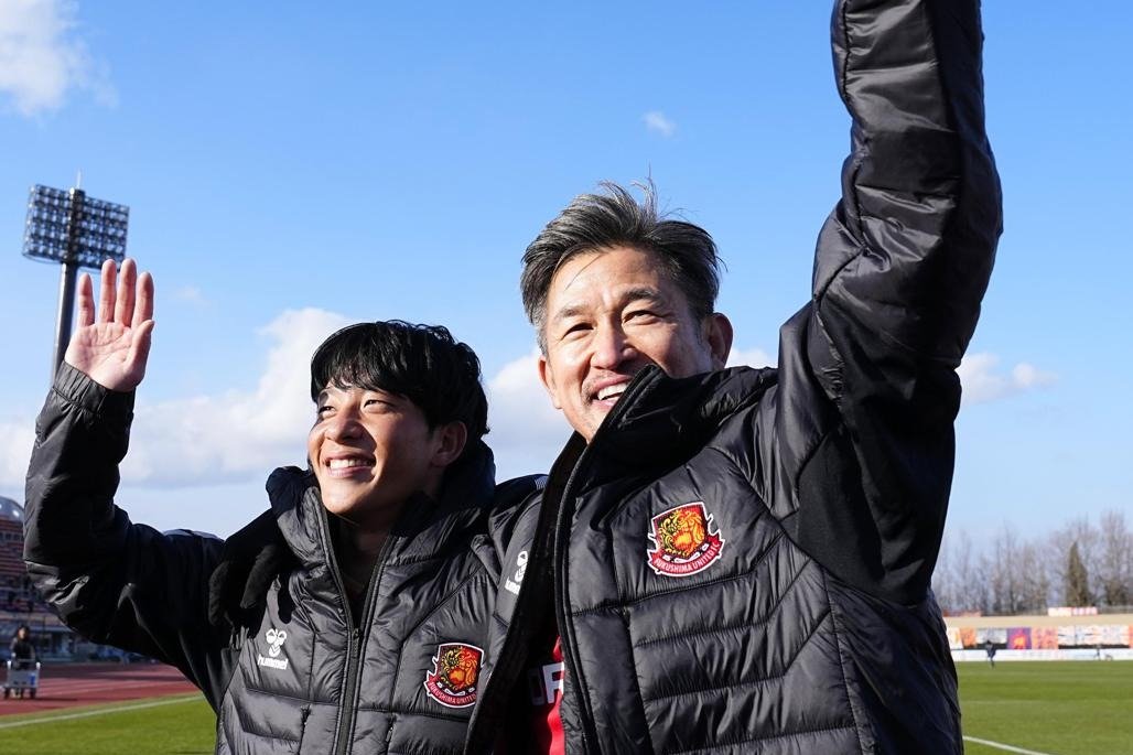 J3福島の三浦知良、Jリーグ公式戦最年長出場記録を更新！11日で発生