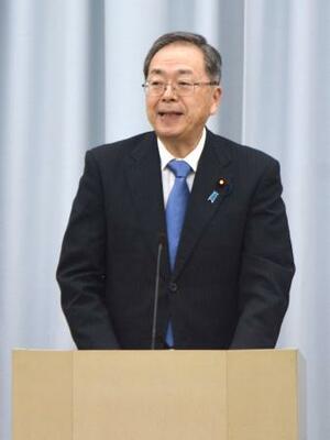 公明党の全国県代表協議会であいさつする斉藤代表=29日午後、東京都内