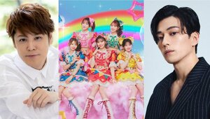 (左から)宮野真守、超ときめき▼宣伝部、新田真剣佑