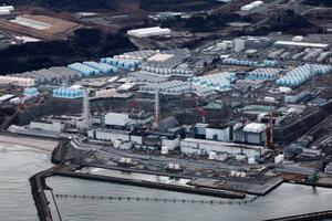 　東京電力福島第１原発＝２月