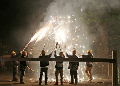 伝統の 草花火 夜空と地域を照らせ 新潟日報デジタルプラス