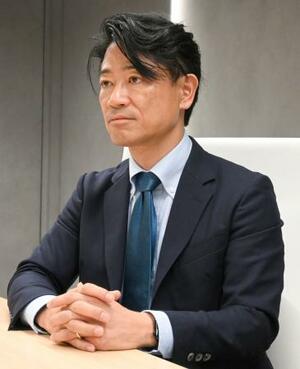 　取材に応じるＫＰＭＧコンサルティングの澤田智輝氏