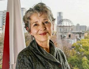 被爆樹木の種を世界に届ける「グリーン・レガシー・ヒロシマ・イニシアティブ」の共同創設者ナスリーン・アジミさん