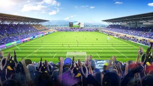 建設予定の新スタジアムのイメージ