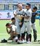 東京学館新潟-中越 5-6で試合に敗れ涙を流す中越の選手たち=エコスタ