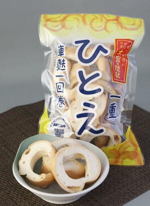 やわらかい食感が特長の車麩「ひとえ」