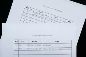 甲府家裁(手前)と長崎家裁がホームページに掲載した、特別保存に付する認定を行った事件の一覧