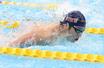男子100メートルバタフライ決勝 2位でパリ五輪出場を決めた水沼尚輝=東京アクアティクスセンター(長岡支社・新井田悠)