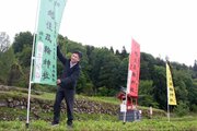 “オートバイの聖地”に交通安全願うのぼり旗を！津南「越後双輪神社」管理者が施主募集　奥宮への参道に掲揚
