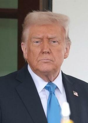 トランプ米大統領(ゲッティ=共同)