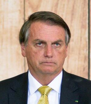　ブラジルのボルソナロ前大統領（ゲッティ＝共同）