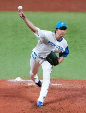 西武とのオープン戦に先発し、毎回安打を許すも5回無失点でしのいだ日本ハム・達=エスコンフィールド