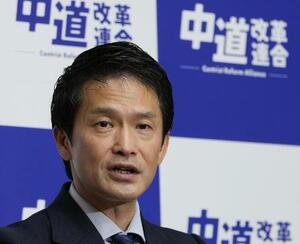 　中道改革連合の小川淳也代表＝２月、国会