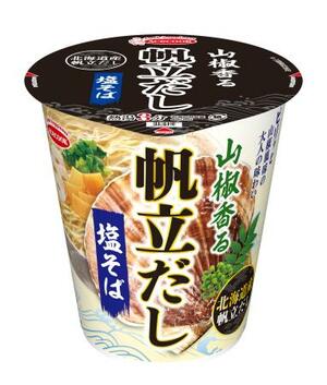 　エースコックの「山椒香る　帆立だし塩そば」