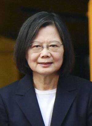 　台湾の蔡英文前総統