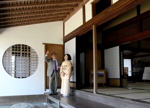 能登半島地震で被災し、修復工事を終えた白田家住宅=上越市頸城区森本