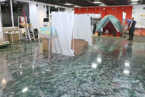 防災学習の拠点となっている「長岡震災アーカイブセンターきおくみらい」=長岡市大手通2