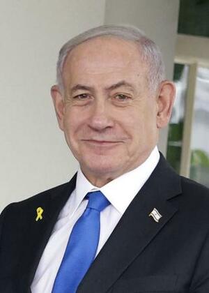 イスラエルのネタニヤフ首相(ゲッティ=共同)