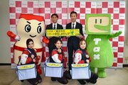 確定申告はスマートフォンでどうぞ！　新発田市のヤクルト販売スタッフがステッカーでＰＲ