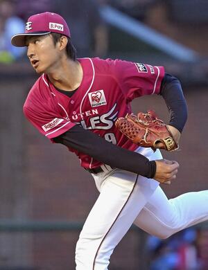 オリックス戦に先発した楽天・荘司=楽天モバイルパーク