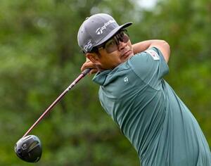 　第３ラウンド、通算２アンダーで２９位の久常涼＝クウェイルホロー・クラブ（共同）