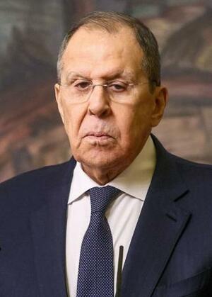 　ロシアのラブロフ外相（タス＝共同）