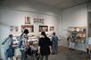 戦災から復興した国内外の街区をテーマに「基町プロジェクト」が開催した写真展=2024年8月(基町プロジェクト提供)
