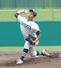 新発田農-長岡 完投勝利した新発田農の遠山剣臣=長岡市悠久山球場