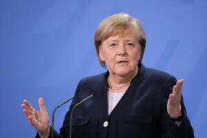 ドイツのアンゲラ・メルケル元首相(ゲッティ=共同)