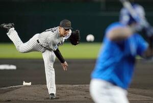 6回無失点で2勝目を挙げた阪神・早川=甲子園