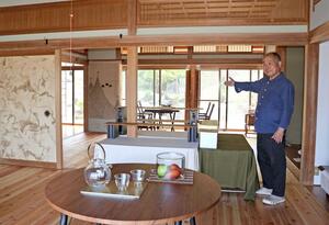 のどかな地で落ち着いたひとときを過ごせるクラフト・ユー別墅・寂庵=柏崎市南下