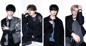 Sir Vanity 写真左から桑原聖(Ba.)、中島ヨシキ(Gt.Vo.)、梅原裕一郎(Gt.Vo.)、渡辺大聖(Visual.)
