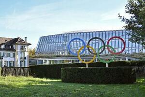 　国際オリンピック委員会（ＩＯＣ）の本部＝スイス・ローザンヌ