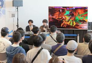 ゲームファンが集まったeスポーツのイベント=17日、新潟市中央区