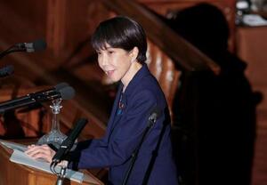 　衆院本会議で「国家情報会議」創設法案が審議入りし、質問に答弁する高市首相＝２日午後