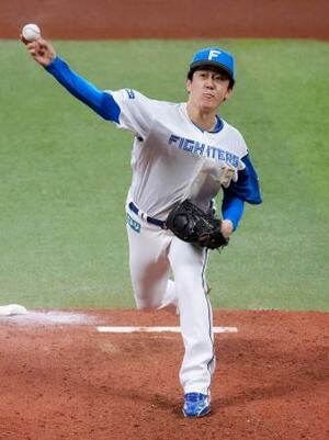今季2度目の完封で7勝目を挙げた日本ハム・北山=エスコンフィールド
