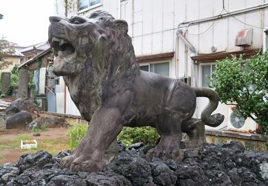 青銅 四獅子 ライオン 像 高31.3cm(A367) 青銅 四獅子 ライオン 像 高31.3cm(A367) ライオン像