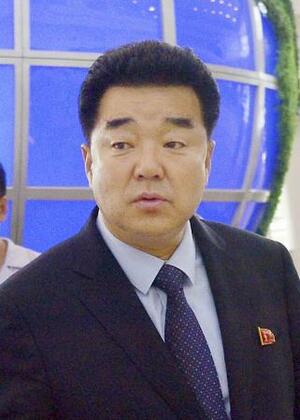 　北朝鮮の金日国体育相