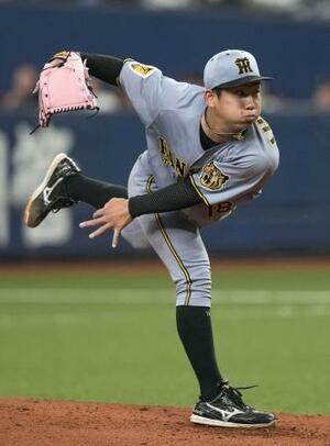 オリックス戦に先発し、5回無失点の阪神・伊原=京セラドーム