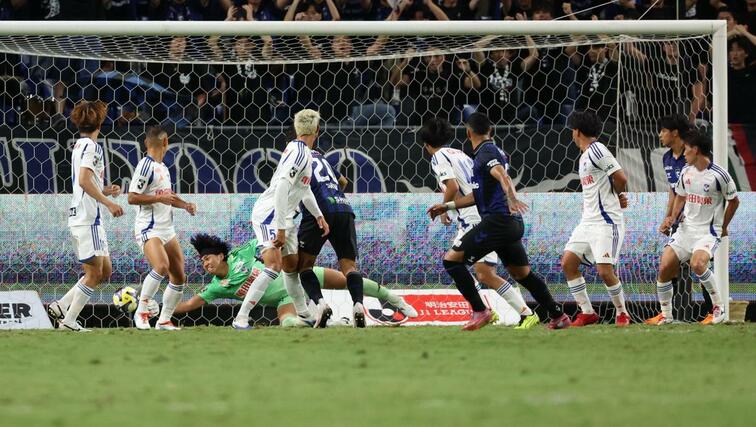 後半、再び同点ゴールを決められ２－２＝パナソニックスタジアム吹田