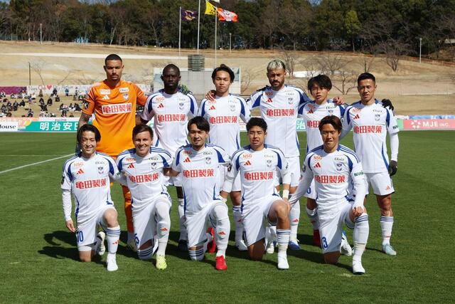 奈良戦先発メンバー＝ロートフィールド奈良